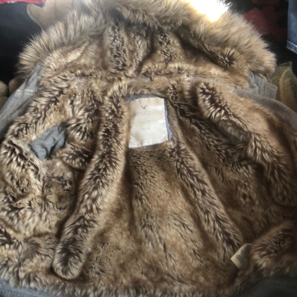 American Eagle fur Sweater